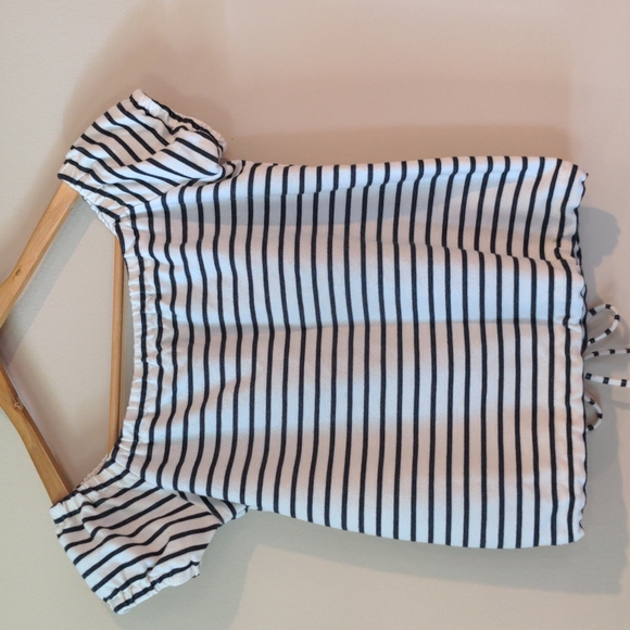 Madewell Melody Top Off Shoulder, Tie Waist Size XS - Picture 2 of 4